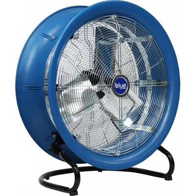 PATTERSON Cooling Fan: 21 in Blade Dia, 115V AC, Stationary, 1/3 hp, Direct Drive - Standard Industrial Floor Fans