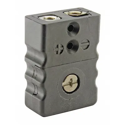 Dayton Thermocouple Jack: Jack, For Type J Thermocouple Type, Std Plug - Thermocouple Plugs