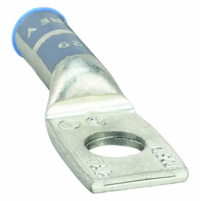THOMAS & BETTS Compression Lug: 3/8 in Stud Size, 6 AWG / 6 AWG For Wire Sizes, Solid/Stranded Wire Type - One-Hole Compression Lugs