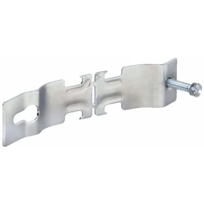 KINDORF Angler Conduit & Pipe Clamp, Steel, Electroplated, 1 in - Angler Conduit & Pipe Clamps
