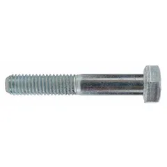 This round head bolt is a replacement part for hand trucks, used to secure components on the truck frame. It has an overall length of 2 inches. Suitable for maintenance and repair of hand trucks in material handling applications.