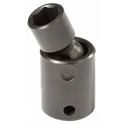 PROTO Flex Impact Socket: 12 mm Socket Size, 6-Point, Std, Black Oxide, Not Tether Capable - 3/8" Drive Metric Flex Impact Sockets