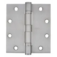 This full mortise-mount butt hinge is constructed from steel with a 1 3/4 in leaf width. It features ball bearings for smooth operation and a non-removable pin. Commonly used for mounting doors in commercial and industrial settings where durability is required.