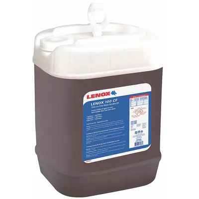 LENOX Sawing Fluid: 100CF, 5 gal, Pail (MPN 1920852) - Chlorine-Free Soluble Cutting Oils for All Metals