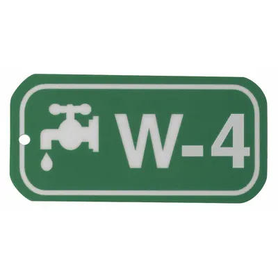 BRADY Lockout Tag: None/ No Header, W-4, Polystyrene, English, Plastic, Holes (MPN 105687) - Safety