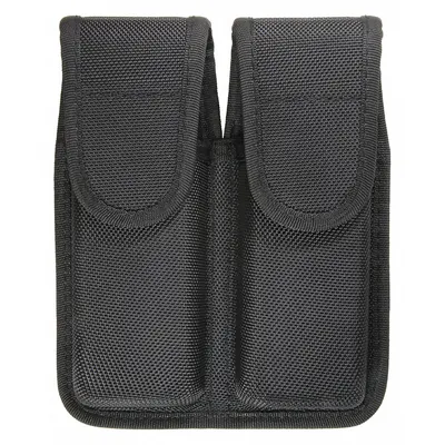 HEROS PRIDE Magazine Pouch: Black, Nylon, Ballistic, 6 1/2 in x 1 5/8 in - Duty Equipment Pouches