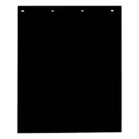 Mudflaps: Polymer, 30 in Ht, 24 in Wd, 5/32 in Thick, Black, 1 PR (MPN RC30PPBPKGD)