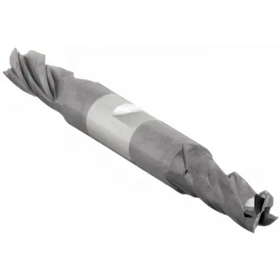 YG-1 Square End Mill: Carbide, TiAlN Coated, Double End, 4 Flute, 11/32" Mill Dia - Double-End Carbide Square End Mills