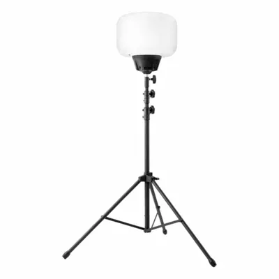 VOLTERREX Tripod Balloon Light Kit: LED, 7,800 lm Max Brightness, 6.5 ft Max Ht - Corded Tripod Balloon Lights