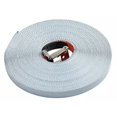 Replacement tape blade refill for open-reel long tape measures. Used to restore worn or broken tape blades without replacing the entire reel assembly. Suitable for surveying, construction, and facility maintenance applications.