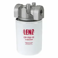 LENZ Return Line Hydraulic Filter: 20 gpm Max. Flow, 100 psi Max. Pressure, Paper, Single (MPN 221005)