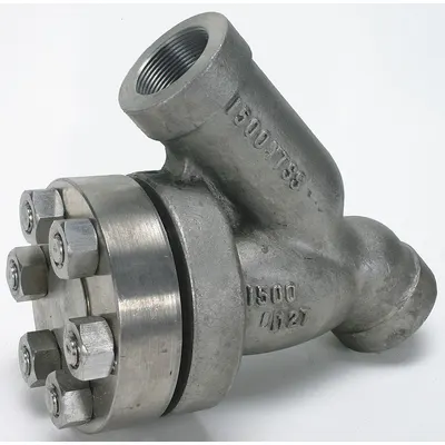 SSI Y Strainer: 1 1/4 in, NPT, Perforated, 0.0313 in Screen Size, Carbon Steel - Carbon Steel Y Strainers