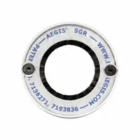 AEGIS 0.816"-0.855" Bolt Solid Ring: One Piece, For 27/32 in Shaft Dia, 2 3/32 in Ring Outside Dia (MPN SGR-19.7-3FH)