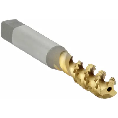 OSG Spiral Flute Tap: 7/16"-20 UNF, 2B, 3 Flute, Bottoming Chamfer - General Purpose Spiral-Flute Taps