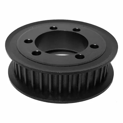 OEM QD48-8M-20 HTD Section QD Bushed Timing Pulley, 48 Teeth, Black Oxide - HTD Section QD Bushed Timing Pulleys