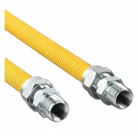 Gas Connector: 1/2 in Hose Inside Dia., 36 in Hose Lg, 125,000 BTU Capacity, Yellow, FNPT x FNPT (MPN 30C-3131-36)