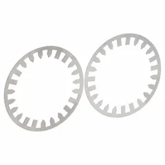 This shim set is designed for use with EXAIR Super Air Amplifiers. It includes multiple shims that allow adjustment of the air gap to regulate output flow and force. Suitable for industrial blow-off, cooling, drying, and cleaning applications requiring precise airflow control.