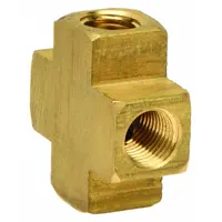 PARKER Metal Pipe Cross: Cross, 1/2 in x 1/2 in x 1/2 in x 1/2 in, 1,000 psi, 1 1/16 in Lg (MPN 2205P-8)