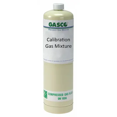 GASCO Calibration Gas: 0.8% Hydrogen in Nitrogen - Calibration Gases for Portable Gas Detectors