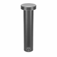 Clevis Pin,1.125 in L 0.25in dia,PK25: Inch, 1/4 in Pin Dia, 1 1/8 in Shank Lg, Steel, Plain, 25 PK (MPN WWG-CLP-165)
