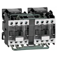 DAYTON IEC Magnetic Contactor: Reversing, 3 Poles, 3NO Contacts, 12 A, 24V DC Coil