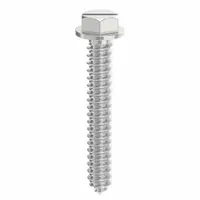 DEWALT Concrete Anchor Screw: 1 1/4 in Overall Lg, 3/16 in Dia, Steel, External Hex, Hex, 100 PK (MPN DFM12700)
