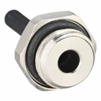 LEGRIS Push-Fit Adapter Fitting: 1/4 mm Pipe x 5/32 in OD Size, BSPP x Push-to-Connect, Silver (MPN 3131 04 13)