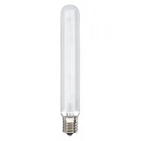 APPROVED VENDOR Incandescent Bulb: Intermediate Screw (E17), Incandescent, (T) Tubular, T6, 2800K (MPN 25T6-1/2F 130V)