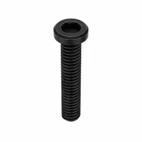 Socket Head Cap Screw: #8-32 Thread Size, 7/8 in Lg, Std, Black Oxide, Alloy Steel, 100 PK (MPN 8C87KCS)