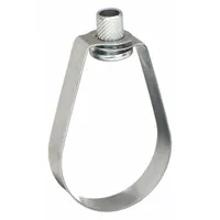 Loop Hanger: Pre-Galvanized Steel, For 1 1/2 in Pipe, For 3/8 in Threaded Rod, 300 lb Load Capacity (MPN 1150150EG)