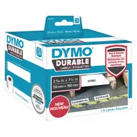 Pre-Cut Label Stock Roll: 7 1/2 in x 2 5/16 in, Acrylic, Permanent Adhesive, 170 Labels, Permanent (MPN 1933087)