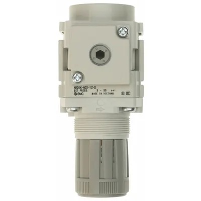 SMC Regulator: Die-Cast Zinc, 1/4 in NPT, 2.900755 psi to 29.0075 psi, 1 MPa Max Op Pressure - SMC FRL Air Regulators