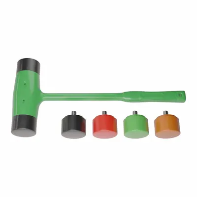 AMERICAN Mallet: Thermoplastic Polyurethane Handle, 4 lb Head Wt, 2 in Dia - Plastic Mallets