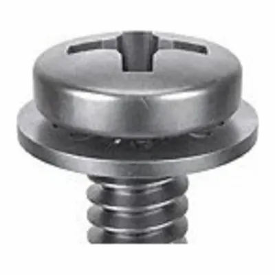 SEMS Screw: Internal Tooth, #6-32 Thread Size, 5/16 in Lg, Stainless Steel, Passivated - Machine Screws with Internal Tooth Lock Washers