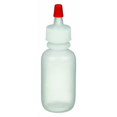 DYNALON Dropper Bottle: LDPE, 180 mL, 6 fl oz, No Label, Closure Material: LDPE Cap - LDPE Dropper Bottles