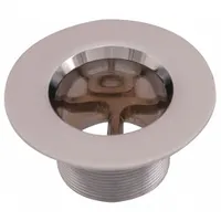 APPROVED VENDOR Tub Strainer Body: Zinc, 1 3/8 in Overall Dia, Flanged (MPN 35263)