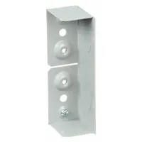 LEGRAND Blank End: 4000, 1 3/4 in Ht, 4 3/4 in Raceway Wd, Steel, Gray (MPN G4010B)