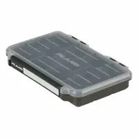 PLANO Compartment Box: 10 7/8 in x 7 1/4 in x 1 3/4 in, Black/Clear, 39 Compartments, Single Latch (MPN P000264)
