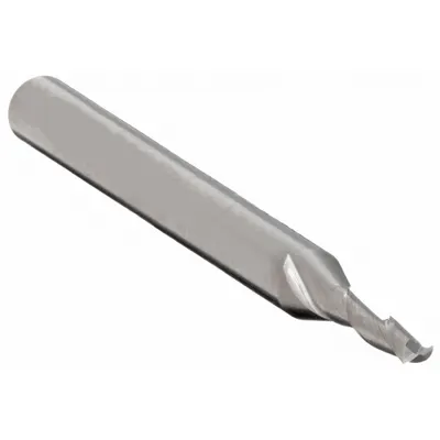 CLEVELAND Square End Mill: Carbide, 2 Flute, 1/16" Mill Dia, 1/8" LOC, 1-1/2" OAL (MPN C61003) - Carbide Square End Mills for Aluminum