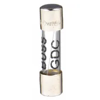 BUSSMANN Fuse: GDC Series, Time-Delay, 125 mA, 250 V AC, 5 mm x 20 mm (MPN GDC-125MA)