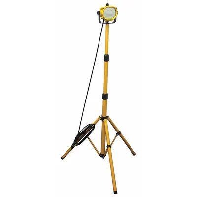 OEM Temporary Job Site Light: 600 lm Max Brightness - Tripod Stand Lights
