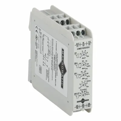 MACROMATIC Multi-function Current Relay: DIN-Rail Mounted, 10 A Current Rating - DIN-Rail Mounted Relays