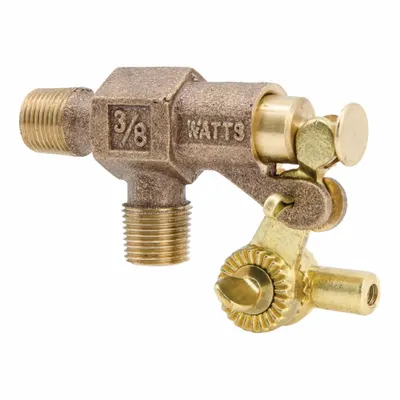 Watts Float Valve with Threaded Outlet: For Water Media, Straight Valve Body - General Service Float Valve Assemblies