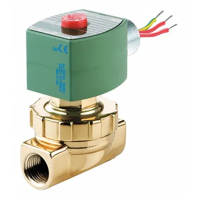 REDHAT Solenoid Valve: 2-Way, Normally Closed, 3/4 in Pipe Size, 220V AC/240V AC - 2-Way/2-Position, Normally Closed Solenoid Valves