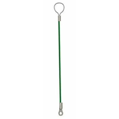INNOVATIVE COMPONENTS Tool Lanyard: Stainless Steel, 12 in Overall Lg, 5/16 in Loop 1 Size - Lanyards