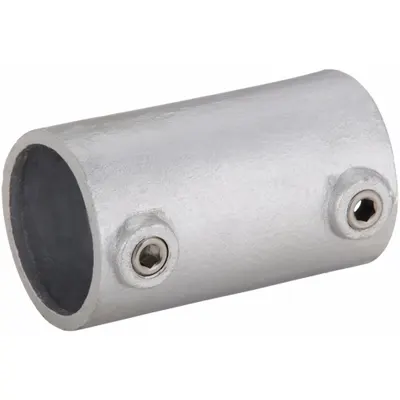 OEM Structural Pipe Fitting: Straight Coupling, External Coupling, 2 in For Pipe Size - Cast Iron Couplings