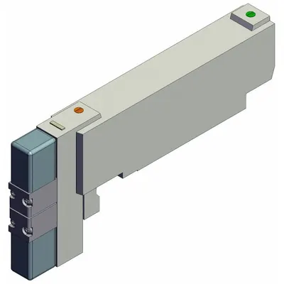 SMC Solenoid Valve: Double Solenoid, Five-Way / Four-Position, 16.45 scfm Flow Rate - Max - SMC VQC Series Directional Control Valves