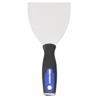 WESTWARD Scraper: Bld. Mat. Carbon Steel, Hdl. Mat. Polypropylene/TPR/Steel, Flex, 9 in Overall Lg (MPN 46A903)