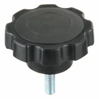 INNOVATIVE COMPONENTS Hand Knob: 8 Point, Plastic w/ Steel Thread, 5/16"-18 Thread, 1 in Thread Lg (MPN GN5C1000F6---21)
