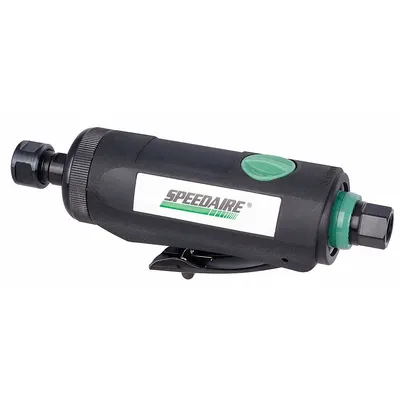 SPEEDAIRE Die Grinder: Straight Tool, 0.5 hp Horsepower, 22,000 RPM Max. Speed - Air-Powered Straight Die Grinders